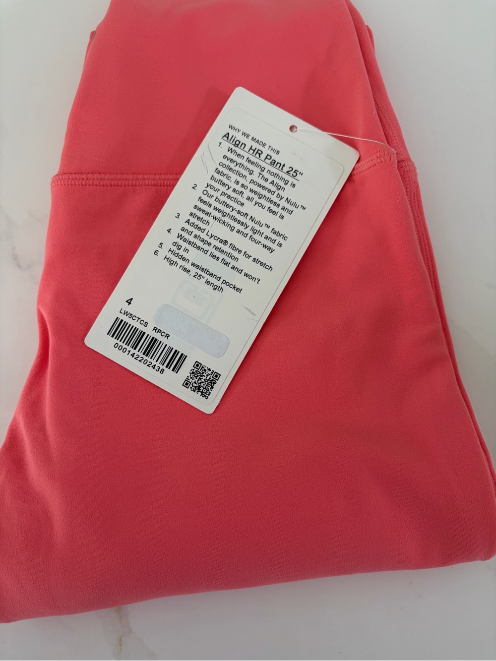 Lulu lemon align HR pant 25’